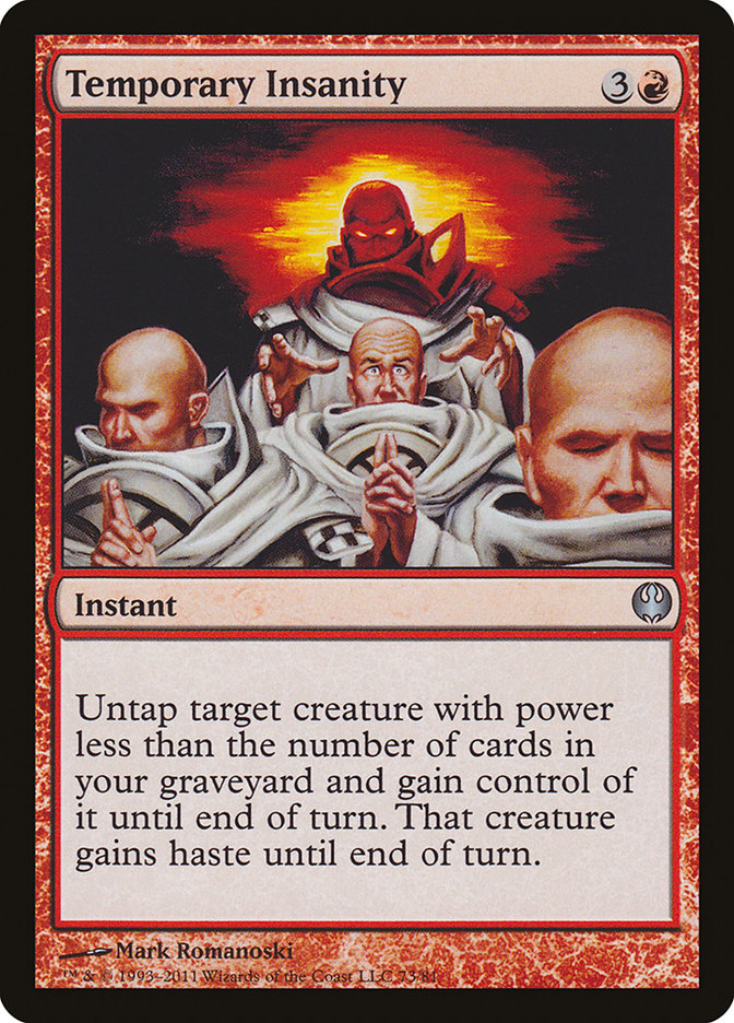 Temporary Insanity 73/81 (Duel Decks: Knights vs. Dragons)  | Good Games Modbury