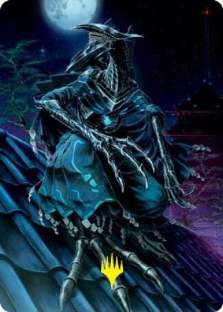 Jin Gitaxias Progress Tyrant Art Card Gold Stamped Signature 52 (Art Series: Kamigawa: Neon Dynasty)  | Good Games Modbury