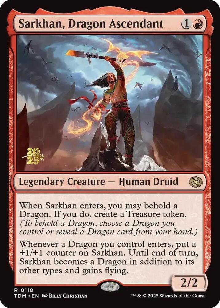 Sarkhan Dragon Ascendant 118s/166 (Prerelease Cards)  - Foil | Good Games Modbury