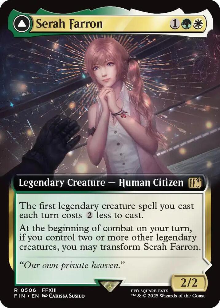 Serah Farron // Crystallized Serah 506/309 (FINAL FANTASY)  - Extended Art Foil | Good Games Modbury