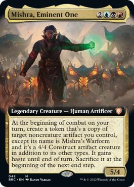 Mishra Eminent One Extended Art 48/40 (Commander: The Brothers' War)  - Foil | Good Games Modbury