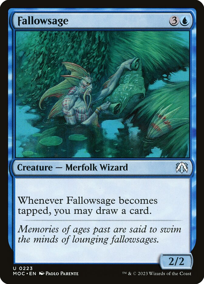 Fallowsage 223/444 (Commander: March of the Machine)  | Good Games Modbury