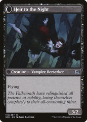 Heir of Falkenrath // Heir to the Night [Shadows over Innistrad] | Good Games Modbury