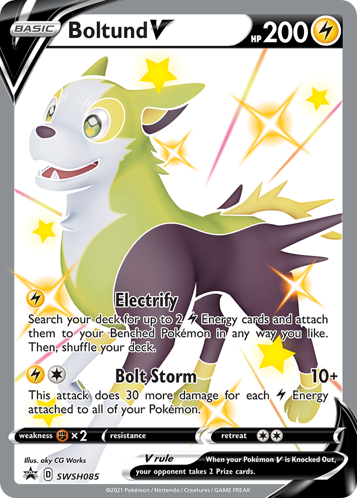 Boltund V (SWSH085) (Jumbo Card) [Sword & Shield: Black Star Promos] | Good Games Modbury