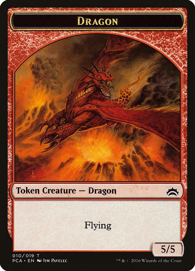 Dragon // Saproling 10 // 19 (Planechase Anthology)  | Good Games Modbury