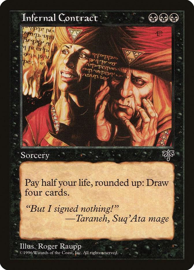 Infernal Contract 129/350 (Mirage)  | Good Games Modbury