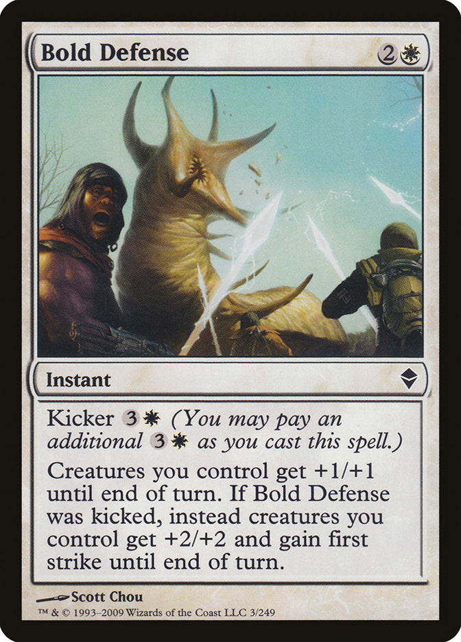 Bold Defense 3/249 (Zendikar)  - Foil | Good Games Modbury