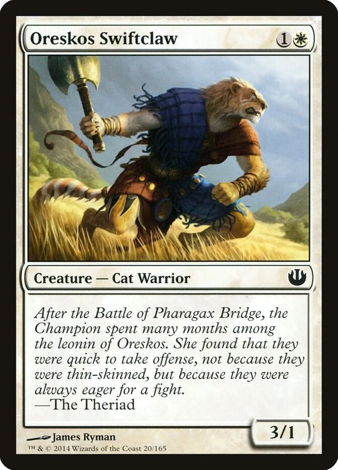 Oreskos Swiftclaw 20/165 (Journey Into Nyx)  - Foil | Good Games Modbury