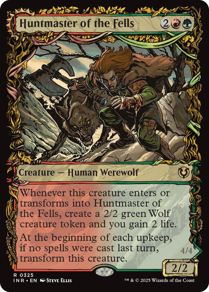 Huntmaster of the Fells // Ravager of the Fells 325/287 (Innistrad Remastered)  - Showcase Foil | Good Games Modbury