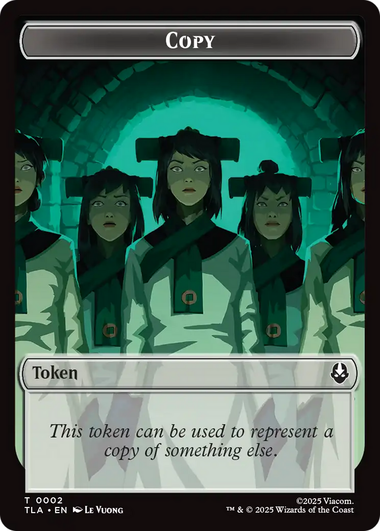 Copy (0002) // Soldier (0011) Double-Sided Token [Avatar: The Last Airbender Tokens] | Good Games Modbury