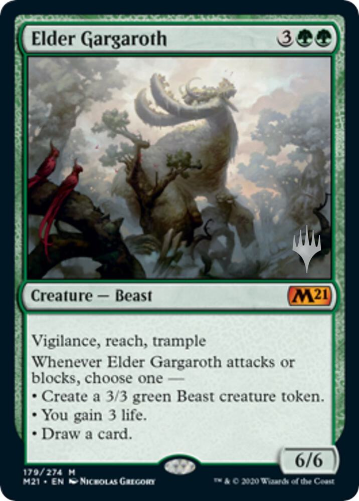 Elder Gargaroth 179 (Promo Pack: Core Set 2021)  - Foil | Good Games Modbury