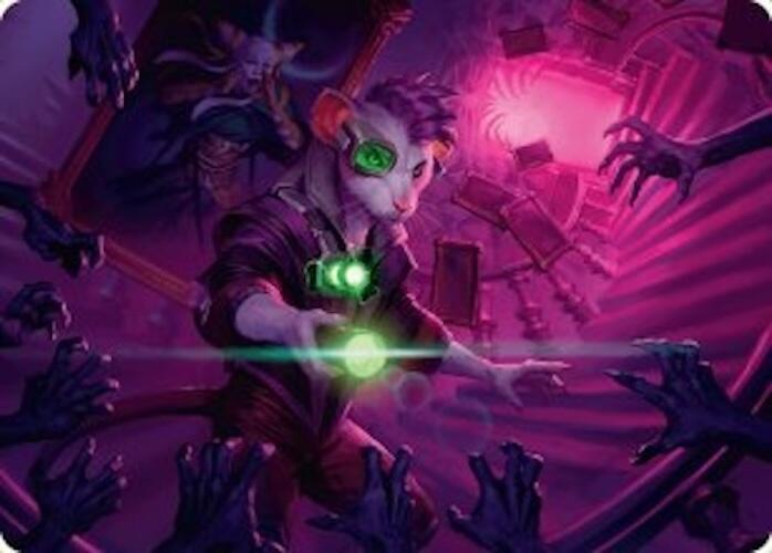 Nashi Searcher in the Dark Art Card 21 54 21 (Art Series: Duskmourn: House of Horror)  | Good Games Modbury