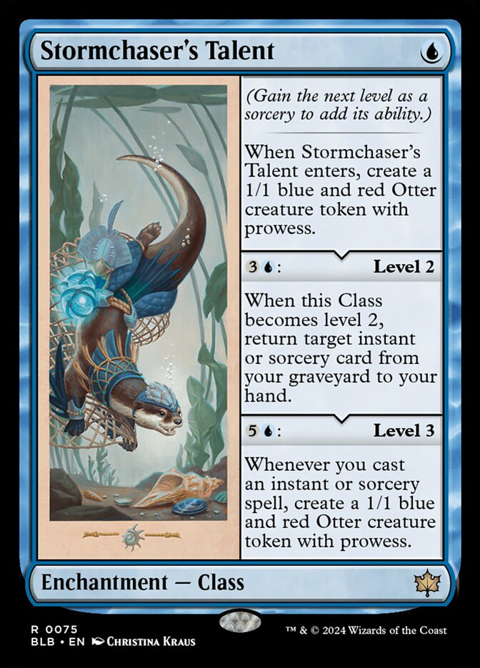 Stormchaser's Talent 75 (Bloomburrow)  - Foil | Good Games Modbury