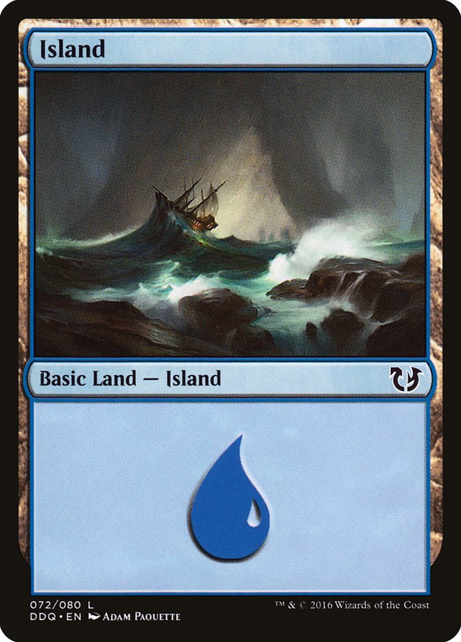 Island (72) [Duel Decks: Blessed vs. Cursed] | Good Games Modbury