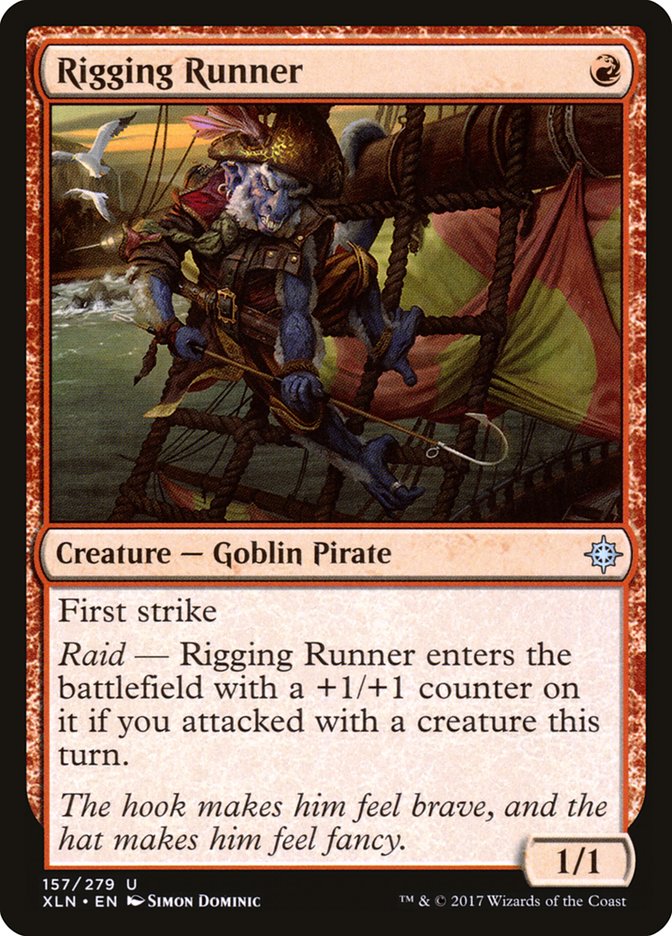 Rigging Runner [Ixalan] | Good Games Modbury