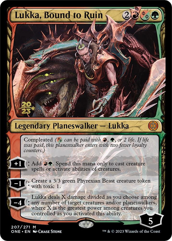 Lukka Bound to Ruin 207s/160 (Prerelease Cards)  - Foil | Good Games Modbury