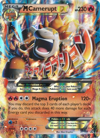 M Camerupt EX (XY198) (Jumbo Card) [XY: Black Star Promos] | Good Games Modbury