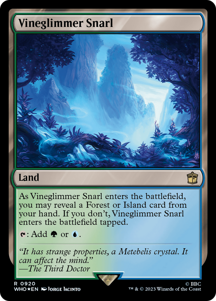 Vineglimmer Snarl (Surge Foil) [Doctor Who] | Good Games Modbury