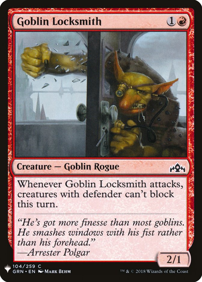 Goblin Locksmith [Mystery Booster] | Good Games Modbury