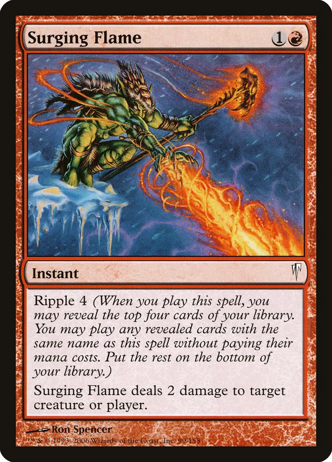 Surging Flame 99/155 (Coldsnap)  - Foil | Good Games Modbury