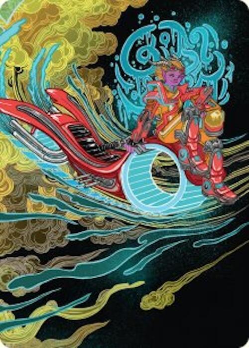 Cloudspire Skycycle Art Card 44 (Art Series: Aetherdrift)  | Good Games Modbury