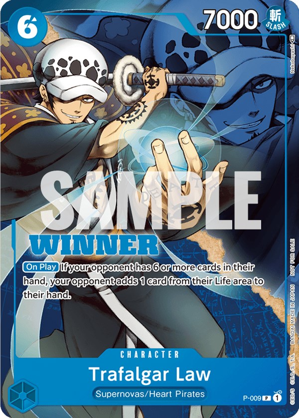 Trafalgar Law - P-009 (Winner Pack Vol. 1) [One Piece Promotion Cards] | Good Games Modbury