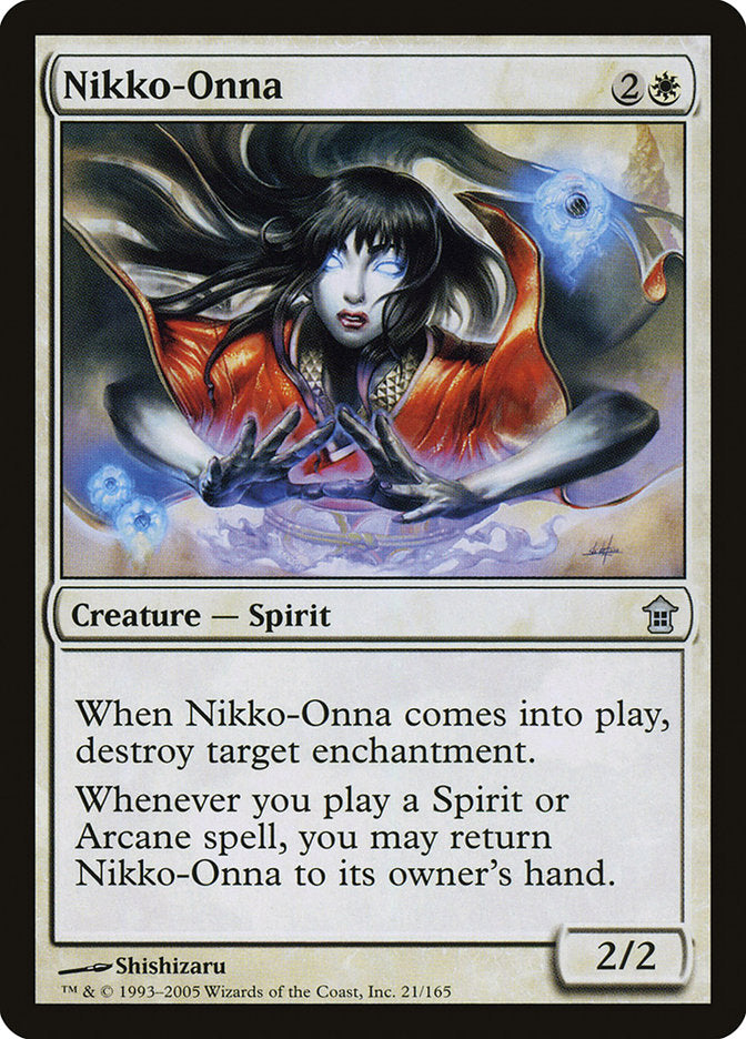 Nikko-Onna 21/165 (Saviors of Kamigawa)  - Foil | Good Games Modbury