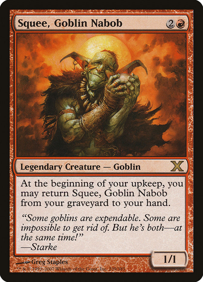 Squee, Goblin Nabob [Tenth Edition] | Good Games Modbury