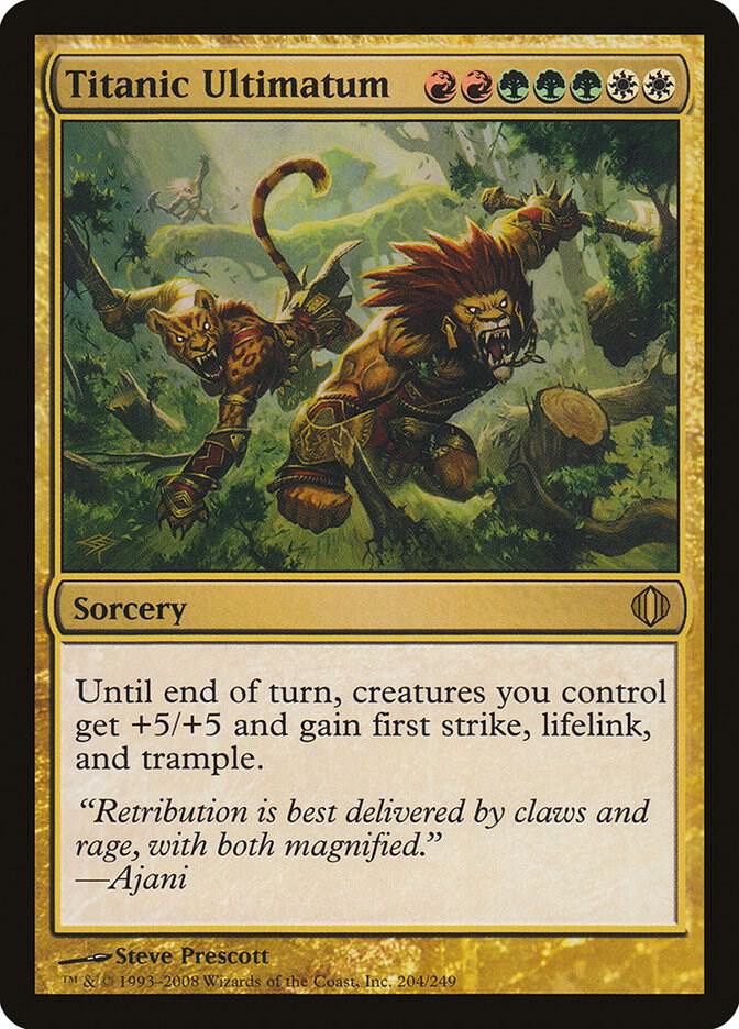 Titanic Ultimatum 204/249 (Shards of Alara)  - Foil | Good Games Modbury
