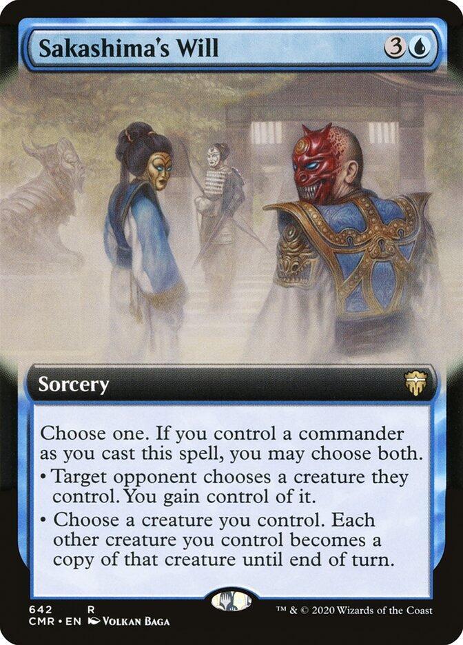 Sakashima's Will 642/361 (Commander Legends)  - Extended Art | Good Games Modbury