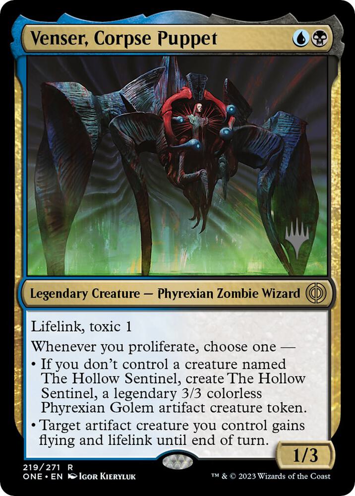 Venser Corpse Puppet 219 (Promo Pack: Phyrexia: All Will Be One)  | Good Games Modbury