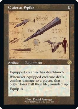 Quietus Spike Schematic 109 (The Brothers' War: Retro Frame Artifacts)  - Foil | Good Games Modbury