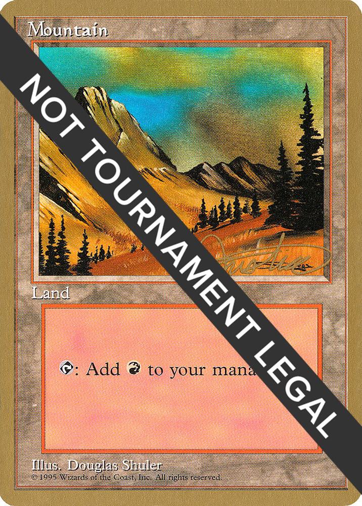 Mountain C 1996 Mark Justice 4ED mj375/308 (World Championship Decks)  | Good Games Modbury