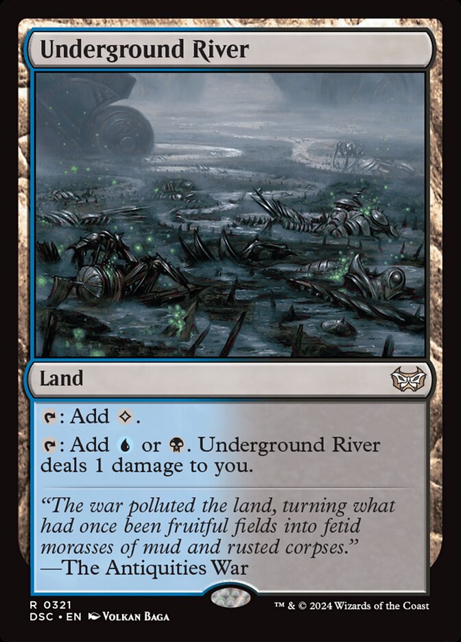 Underground River 321/40 (Commander: Duskmourn: House of Horror)  | Good Games Modbury
