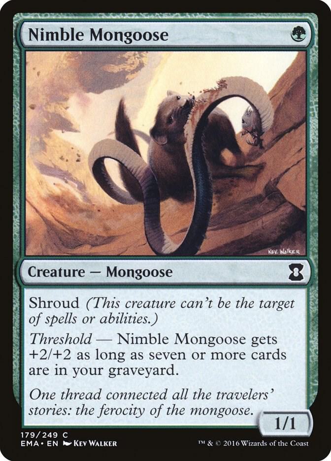 Nimble Mongoose 179 (Eternal Masters)  - Foil | Good Games Modbury
