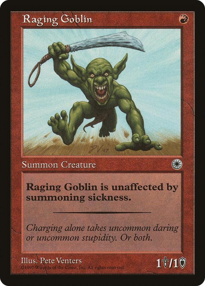 Raging Goblin 145/243 (Portal)  | Good Games Modbury