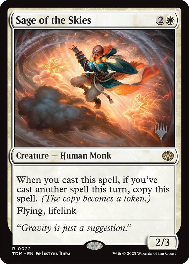Sage of the Skies 22 (Promo Pack: Tarkir: Dragonstorm)  - Foil | Good Games Modbury