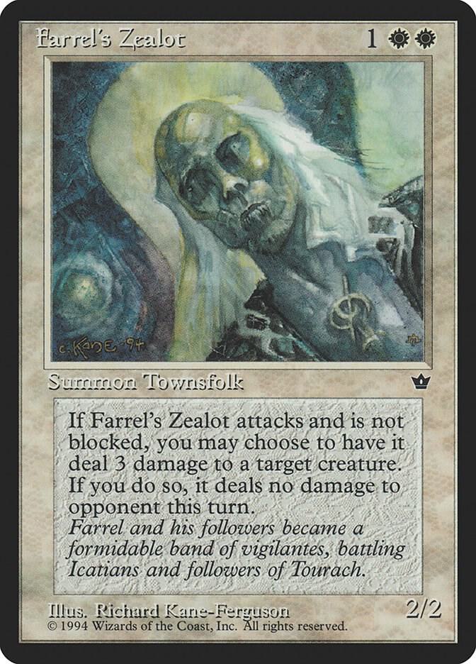Farrels Zealot 3b/187 (Fallen Empires)  | Good Games Modbury