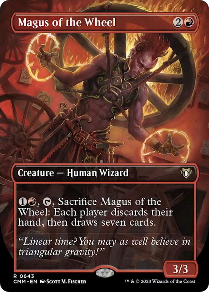 Magus of the Wheel 643/451 (Commander Masters)  - Borderless | Good Games Modbury