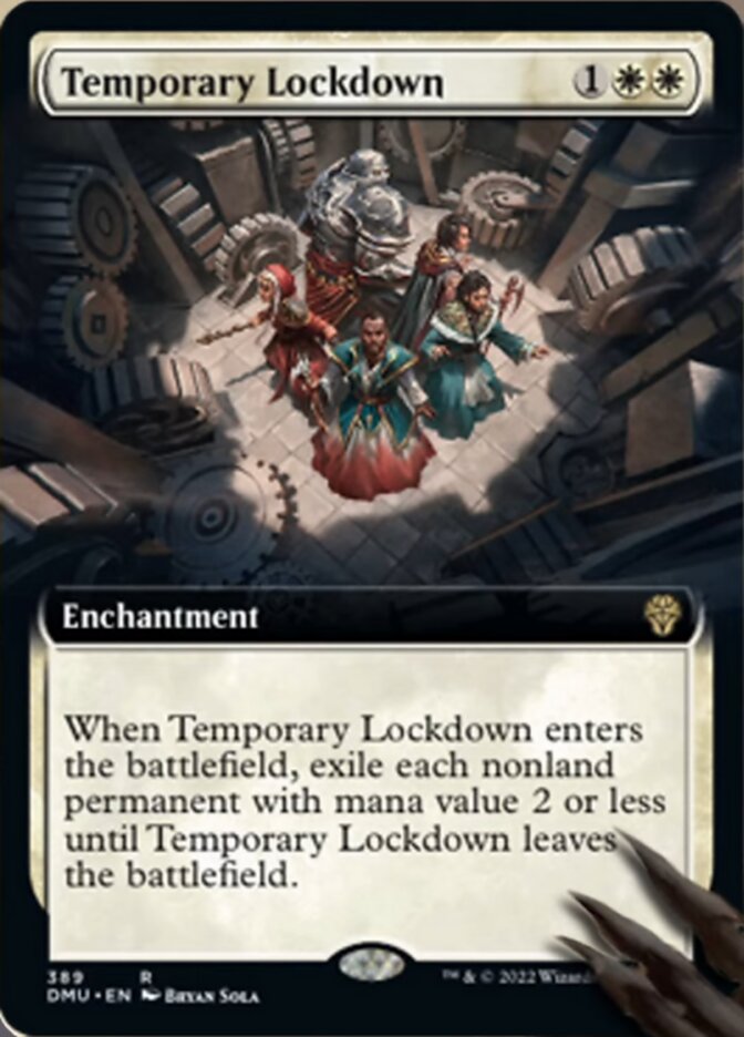 Temporary Lockdown (Extended Art) [Dominaria United] | Good Games Modbury