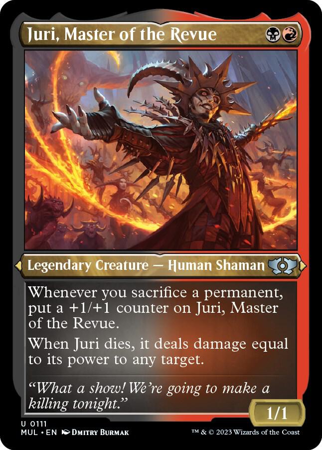 Juri, Master of the Revue 111/65 (March of the Machine: Multiverse Legends)  - Etched Foil | Good Games Modbury