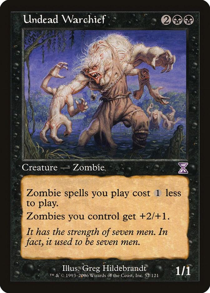 Undead Warchief 52/121 (Timeshifted)  | Good Games Modbury