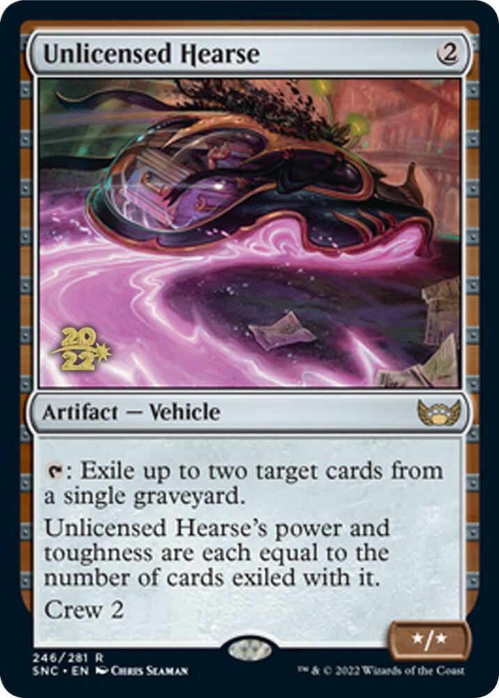 Unlicensed Hearse 246s/161 (Prerelease Cards)  - Foil | Good Games Modbury