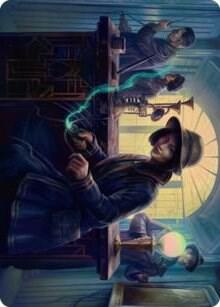 Wiretapping Art Card 15 (Art Series: Streets of New Capenna)  | Good Games Modbury