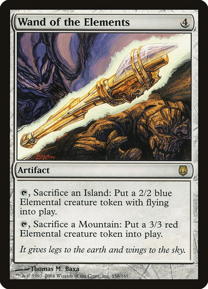 Wand of the Elements 158/165 (Darksteel)  - Foil | Good Games Modbury