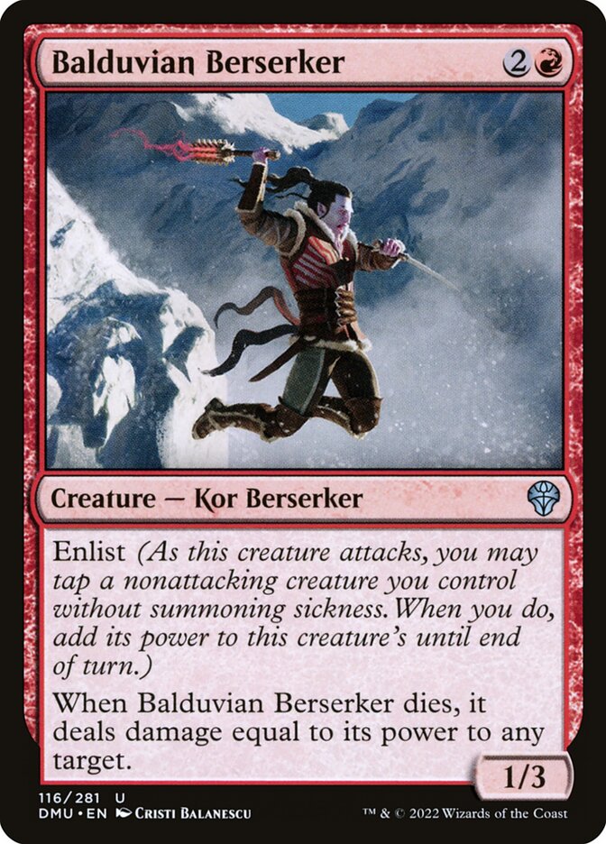 Balduvian Berserker 116/281 (Dominaria United)  - Foil | Good Games Modbury