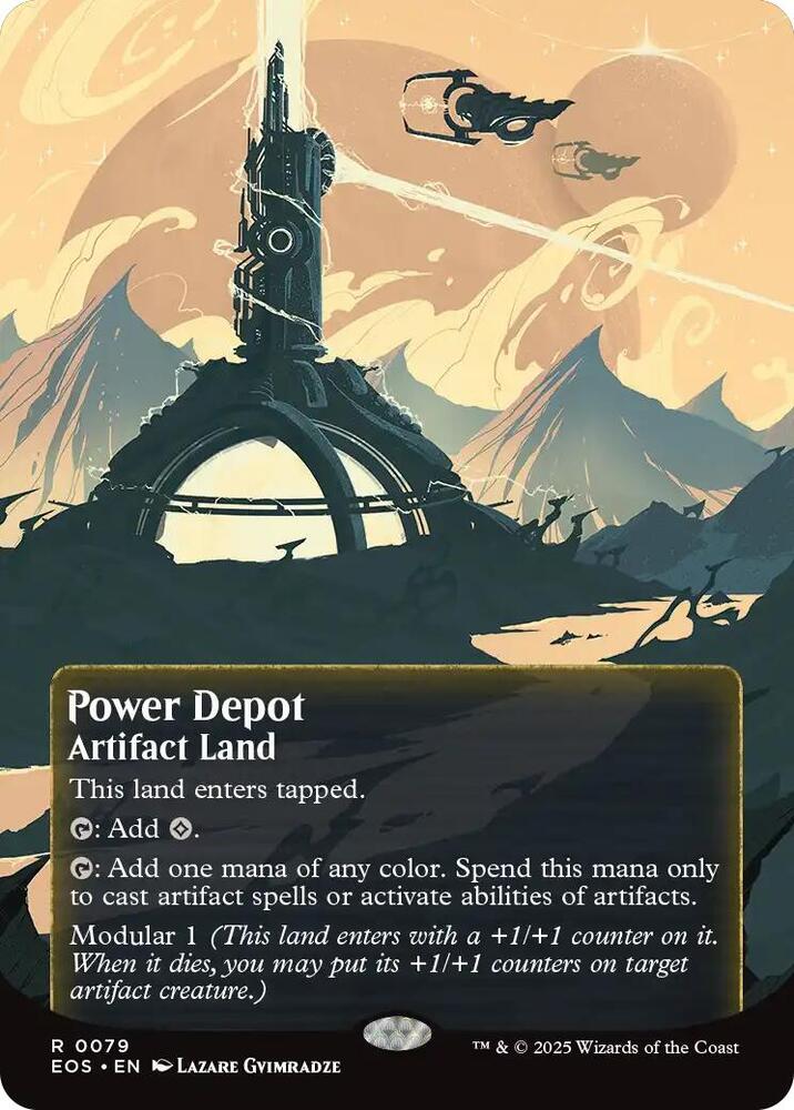 Power Depot  79/45 (Edge of Eternities: Stellar Sights)  - Borderless Foil | Good Games Modbury