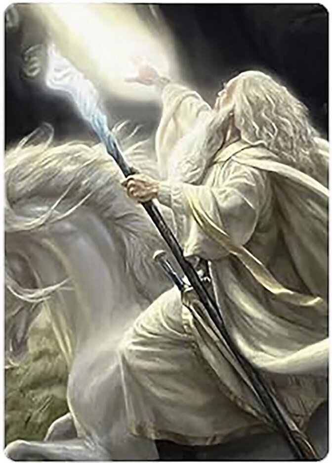 Gandalf of the Secret Fire // Gandalf of the Secret Fire 17 (Art Series: Universes Beyond: The Lord of the Rings: Tales of Middle-earth)  | Good Games Modbury