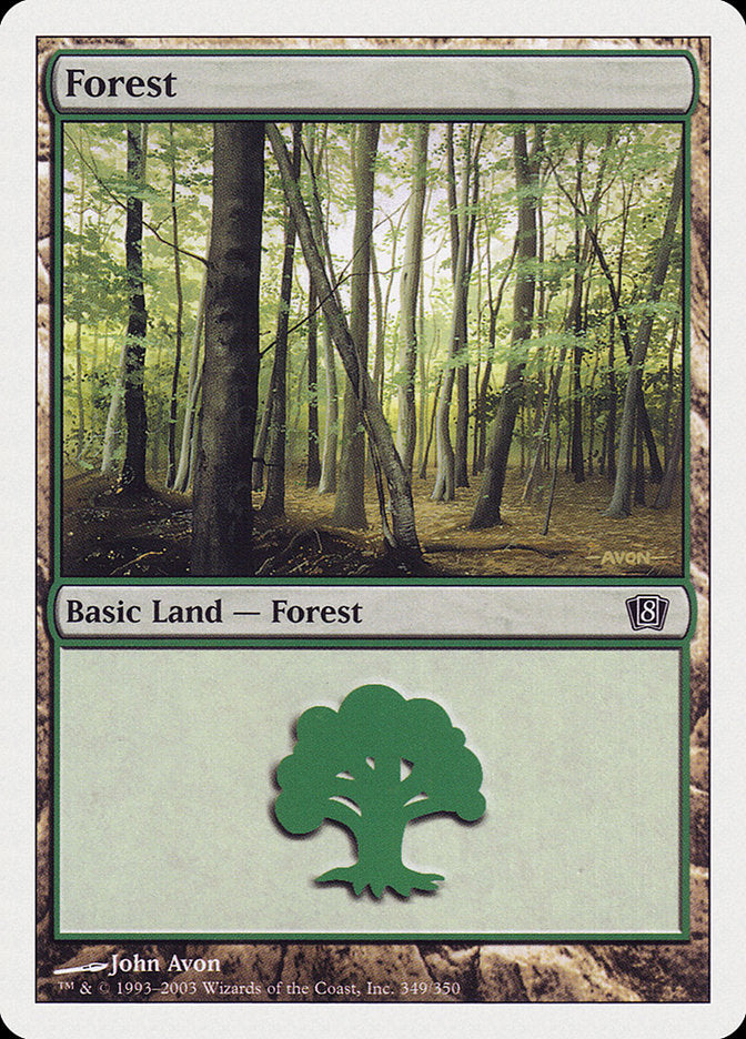 Forest (349) [Eighth Edition] | Good Games Modbury