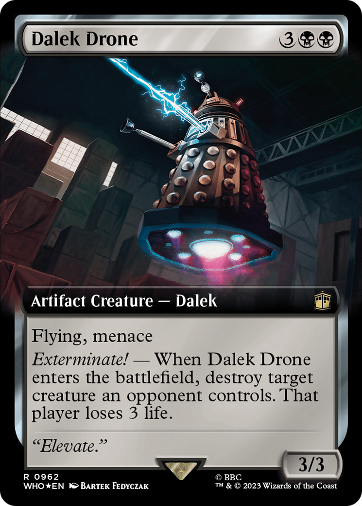 Dalek Drone (Extended Art) (Surge Foil) [Doctor Who] | Good Games Modbury